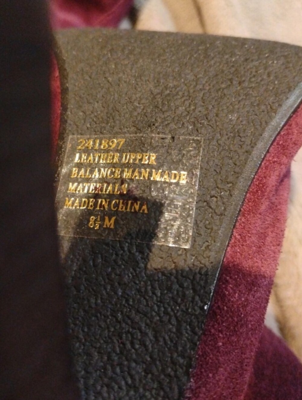 Hot in Hollywood Dark Purple Plum Suede Slouchy High Heel Boots - 8.5M - Picture 3 of 4